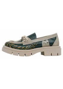 DOGO Damen Loafer "Cindy I Do What I Want Damen Slipper/ Halbschuhe / Female", Gr. 37, beige, Lederimitat, Schuhe, Vegan