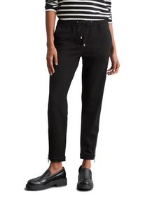 Marc O'Polo MARC O'POLO Damen Chinohose "aus kompaktem Jersey-Twill", schwarz, casual, Gr. 34, unifarben, Obermaterial: 75% Viskose, 20% Polyamid, 5% Elasthan;