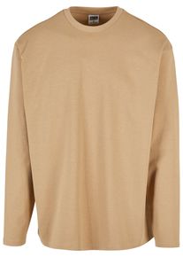 Urban Classics Herren Longsleeve "Urban Classics Herren Ultra Heavy Oversized Longsleeve", beige, klassisch, Gr. XL, unifarben, 100% Baumwolle, Shirts