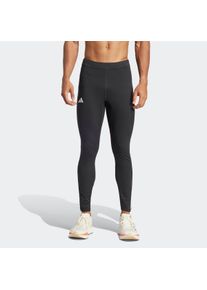 Herren Lauftights "ADIZERO E L TGT", schwarz, sportlich, Gr. XXL, adidas Performance, Obermaterial: 85% Polyester, 15% Elasthan, Hosen