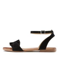 Lascana Damen Sandale "Sommerschuh", Gr. 37, schwarz, Obermaterial: 100% Ziegenleder. Futter: 100% Schweinsleder. Decksohle: 100% Rindsleder.