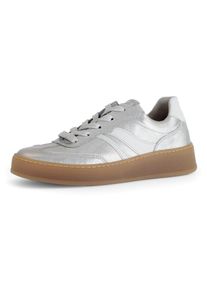 Gabor Damen Plateausneaker "FLORENZ", Gr. 36, bunt, Glattleder, metallic, sportlich, Schuhe, Freizeitschuh, Halbschuh, Schnürer in bequemer