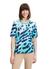Betty Barclay Damen Kurzarmshirt "Betty Barclay Basic Shirt mit Print"mint, blau, casual, Gr. 46, Obermaterial: 50% Baumwolle, 50% Modal., Shirts,