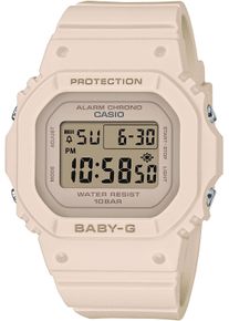 CASIO Baby-G Damen Chronograph, beige, Armbanduhren, Quarzuhr, Armbanduhr, Damenuhr, automatischer Kalender, digital, Timer