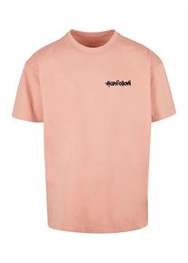 Merchcode Herren T-Shirt "Merchcode Herren Unfollow front X Oversize Tee", gelb, casual, Gr. M, unifarben, 100% Baumwolle, Shirts