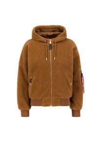 Damen Bomberjacke "Alpha Industries Women - Bomber Jackets", braun, Gr. XL, Alpha Industries, Obermaterial/Futter/Füllung: 100% Polyester, Jacken