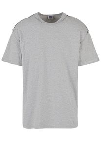 Urban Classics Herren T-Shirt "Urban Classics Herren Oversized Inside Out Tee", grau, casual, Gr. XXL, unifarben, 100% Baumwolle, Shirts
