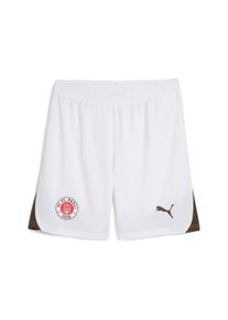 Puma Herren Trainingsshorts "FCSP AWAY SHORTS", weiß, sportlich, Gr. S, unifarben, Web, Obermaterial: 100% Polyester, Hosen, FC St. Pauli Auswärts