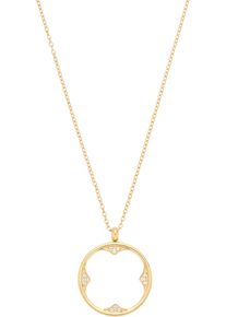 CIAO! BY LEONARDO Damen Kette mit Anhänger "Halskette Campagnola CIAO, 024460, 024461", Edelstahl, L: 65cm B: 1mm, gold, CIAO BY LEONARDO, Edelstahl, B:1mm,