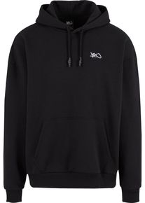 K1x Herren Kapuzensweatshirt "K1x Herren KXM243-018-3 K1x Logo Hoodie", schwarz, Gr. S, 65% Baumwolle, 35% Polyester, Sweatshirts