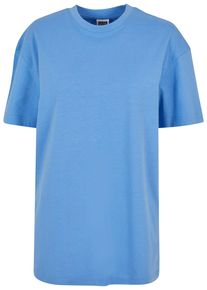 Urban Classics Herren T-Shirt "Urban Classics Damen Ladies Oversized Boyfriend Tee", blau, casual, Gr. L, unifarben, 100% Baumwolle, Shirts