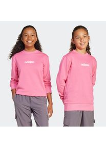 Kinder Sweatshirt "J LIN FT CREW", pink, sportlich, Gr. 164, adidas Sportswear, Obermaterial: 55% Baumwolle, 36% Polyester, 9% Viskose, Sweatshirts