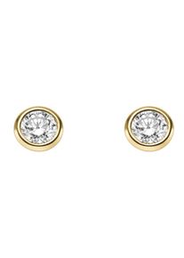 Adelia´s ADELIA ́S Damen Paar Ohrhänger, Damen, 0,2 ct VVS = sehr sehr kleine Einschlüsse, Gelbgold 585-Gold-Diamanten, gold, Gelbgold 585, Gold, Diamanten,