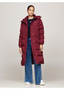 Damen Steppmantel "TJW ALASKA LONG PUFFER EXT", rot, casual, Gr. 4XL, Tommy Jeans CURVE, unifarben, Web, Obermaterial: 100% Polyester. Futter: 100%