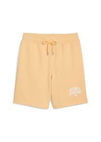 Puma Herren Sporthose "Puma Class 8" Shorts Herren"almost apricot orange, Gr. L, bedruckt, 68% Baumwolle, 32% Polyester, Hosen