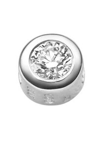 Adelia´s ADELIA ́S Damen Ketten-Anhänger "Damen 585 Weißgold Anhänger mit Diamant Brillant Ø 6,1 mm", 0,25 ct VVS = sehr sehr kleine Einschlüsse, Weißgold