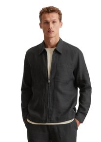 Marc O'Polo MARC O'POLO Herren Kurzjacke "aus reinem Leinen", schwarz, casual, Gr. XXL, unifarben, Obermaterial: 100% Leinen, Jacken