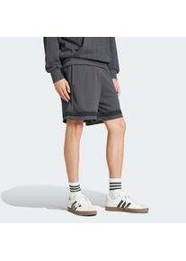 Herren Shorts "M US SPORTS SH", grau, sportlich, Gr. M, adidas Sportswear, Obermaterial: 55% Baumwolle, 36% Polyester, 9% Viskose, Hosen