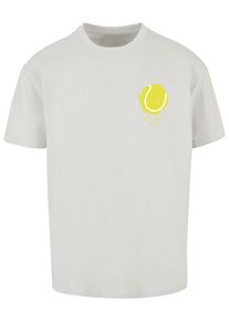 Merchcode Herren T-Shirt "Merchcode Herren Its Tennis Time Heavy Oversized Tee", grau, casual, Gr. XXL, bedruckt, 100% Baumwolle, Shirts