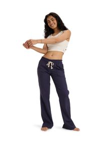 Roxy Damen Strandhose "OCEANSIDE PANT", blau, sportlich, Gr. XL, Obermaterial: 55% Leinen, 45% Viskose, Hosen, in großen Größen