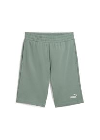 Puma Herren Trainingsshorts "ESS 2 COLOR NO. 1 LOGO SHORTS 10" TR", grün, sportlich, Gr. S, bedruckt, Sweatware, Obermaterial: 68% Baumwolle, 32%