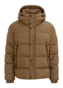 BOSS Orange Herren Steppjacke "Omaris", braun, casual, Gr. 56, unifarben, Web, Obermaterial: 100% Polyester, Jacken, mit Reißverschlusstaschen