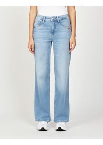 Gang Damen Weite Jeans "Gang Jeans Wide Fit 94AMELIE WIDE", blau, Gr. 30, 79% Baumwolle, 19% Polyester, 2% Elasthan, Jeans