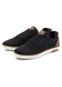 John Devin Herren Sneaker "Schnürschuh", Gr. 44, schwarz, Obermaterial: 80% Textilmaterial, 20% Lederimitat. Futter: 100% Textilmaterial. Decksohle: