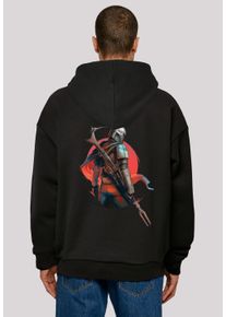 F4NT4STIC Herren Kapuzenpullover "Star Wars The Mandalorian Blaster Rifles", schwarz, casual, Gr. L, Obermaterial: 100% Baumwolle, Pullover, Print