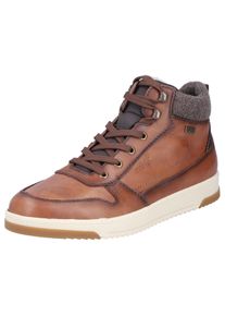 Rieker Herren Winterboots, Gr. 40, braun, Leder, Lederimitat, sportlich, Schuhe, High Top Sneaker, Schnürboots mit RiekerTEX-Membran