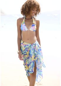 s.Oliver Damen Strandrock, bunt, modisch, Gr. 1, bedruckt, Chiffon, Obermaterial: 100% Polyester, Röcke, mit Alloverdruck