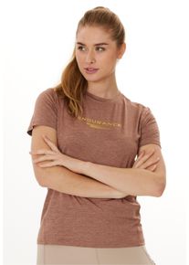 Endurance Herren Funktionsshirt "WANGE MELANGE", beige, sportlich, Gr. 40, meliert, bedruckt, 92% Polyester, 8% Elasthan, Shirts, mit innovativer
