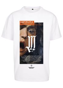 MisterTee Herren T-Shirt "MisterTee Unisex Dusa Painting Oversize Tee", weiß, casual, Gr. S, unifarben, 100% Baumwolle, Shirts