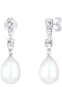 Elli Damen Paar Ohrstecker "Schmuck Geschenk Silber 925 Ohrringe, 0311292013", Silber 925 (Sterlingsilber)-Perlen, silber, Silber 925