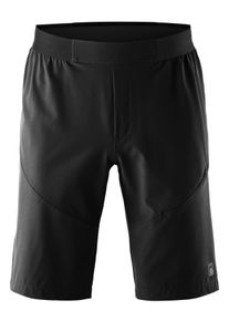 Gonso Herren Fahrradhose "SIMPLITO", schwarz, Gr. S, 86% Polyester, 14% Elasthan, Hosen, Herren Bike-Shorts, leichte Radhose mit elastischem Bund und