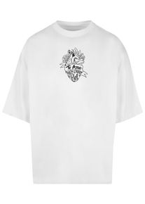 Merchcode Herren T-Shirt "Merchcode Herren Frida Kahlo - Te amo outline Huge Tee", weiß, casual, Gr. XXL, bedruckt, 100% Baumwolle, Shirts