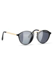 Lascana Damen Sonnenbrille, schwarz, modisch,casual, Brillen, runde Sonnenbrille, getönte Gläser mit UV Schutz, Damenbrille