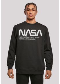 F4NT4STIC Herren Sweatshirt "NASA Aeronautics And Space", schwarz, casual, Gr. L, Obermaterial: 50% Baumwolle, 50% Polyester, Sweatshirts, Print