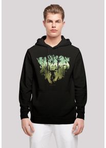 F4NT4STIC Herren Kapuzenpullover "Harry Potter Magical Forest", schwarz, casual, Gr. L, Obermaterial: 50% Baumwolle, 50% Polyester, Pullover, Print