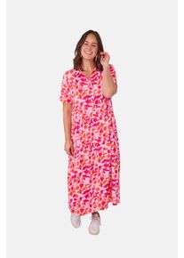 LIEBLINGSSTÜCK LIEBLINGSSTÜCK Damen Sommerkleid, rosa, modisch, Gr. 38, bedruckt, mehrfarbig, geblümt, Obermaterial: 100% Viskose, Kleider, mit allover Blumenprint
