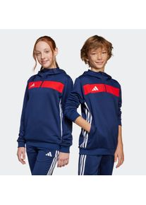 Kinder Kapuzensweatshirt "TIRO ES SW HD Y", blau, sportlich, Gr. 176, adidas Performance, Obermaterial: 100% Polyester, Sweatshirts