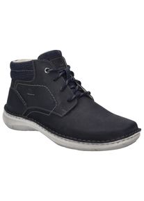 Josef Seibel Herren Winterboots "New Anvers 09", Gr. 42, blau, Leder, casual, Schuhe, Schnürboots, Freizeitschuh, Winterstiefel in Schuhweite K