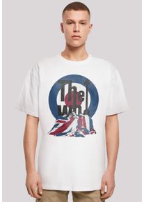 F4NT4STIC Herren T-Shirt "The Who Flag Blanket", weiß, casual, Gr. S, Obermaterial: 100% Baumwolle, Shirts, Premium Qualität