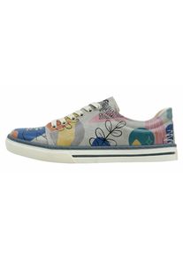 DOGO Damen Sneaker "Sneaker Abstract Leaves Damen Sneaker / Female", Gr. 37, blau, Schuhe, Vegan