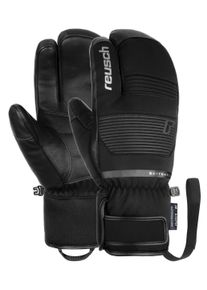 Reusch Damen Fäustlinge "Andy R-TEX XT Lobster", schwarz, sportlich, Gr. 9,5, mehrfarbig, 55% Polyester, 21% Polyamid, 21% Ziegenleder, 3% Elasthan,