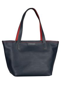 Tom Tailor Damen Shopper "Miri Mare", blau, Polyurethan, Polyurethan (PU), colorblocking, kontrastfarbene Details, gepflegt, mehrfarbig, Taschen,