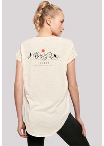 F4NT4STIC Damen T-Shirt "Discover the world", beige, casual, Gr. XXL, Obermaterial: 100% Baumwolle, Shirts, Print