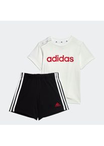 Kinder Trainingsanzug "I LIN CO T SET", rot, sportlich, Gr. 68, adidas Sportswear, Obermaterial: 100% Baumwolle, Sportanzüge