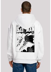 F4NT4STIC Herren Kapuzenpullover "DC Comics Batman No. 1 Mono", weiß, casual, Gr. XL, Obermaterial: 100% Baumwolle, Pullover, Print