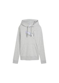 Puma Damen Kapuzensweatshirt "ESS LOGO LAB HOODIE TR", grau, sportlich, Gr. XS, bedruckt, Sweatware, Obermaterial: 68% Baumwolle, 32% Polyester,